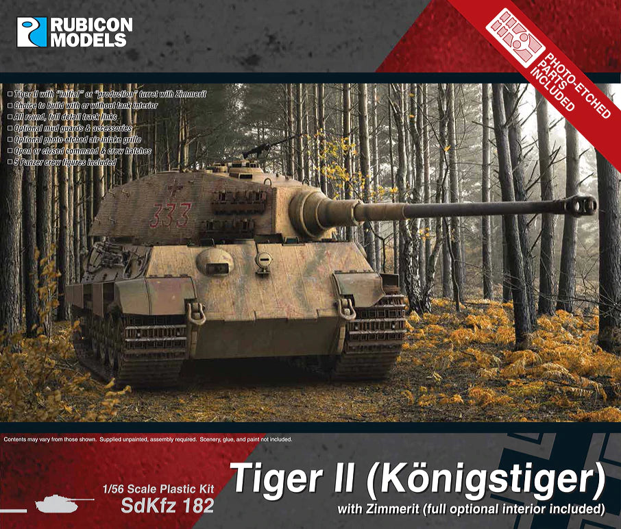 Rubicon Models - Tiger II (Konigstiger) With Zimmerit
