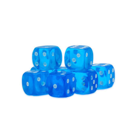 Warlord - Sapphire D6 Dice