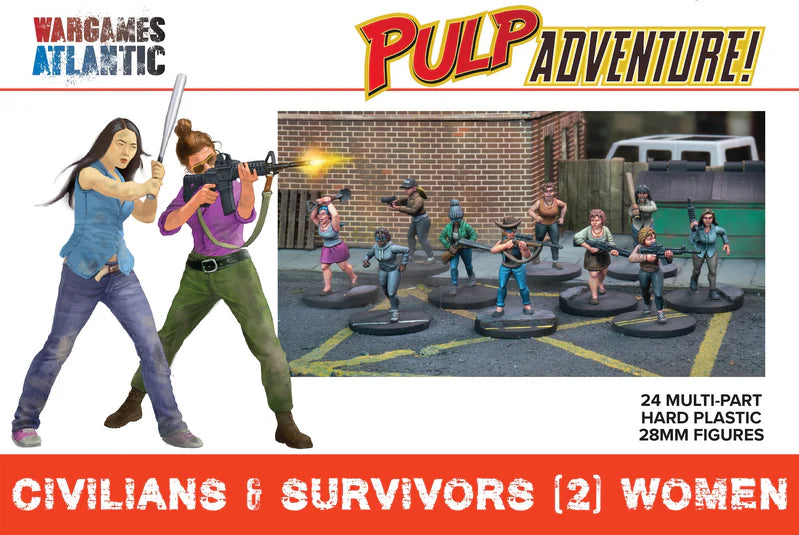 Wargames Atlantic - Civilians & Survivors (2) Women
