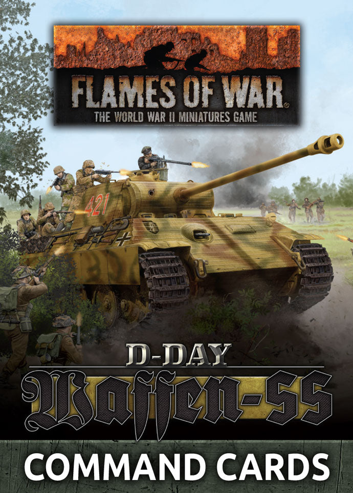 Flames Of War - D-Day: Waffen-SS Command Cards