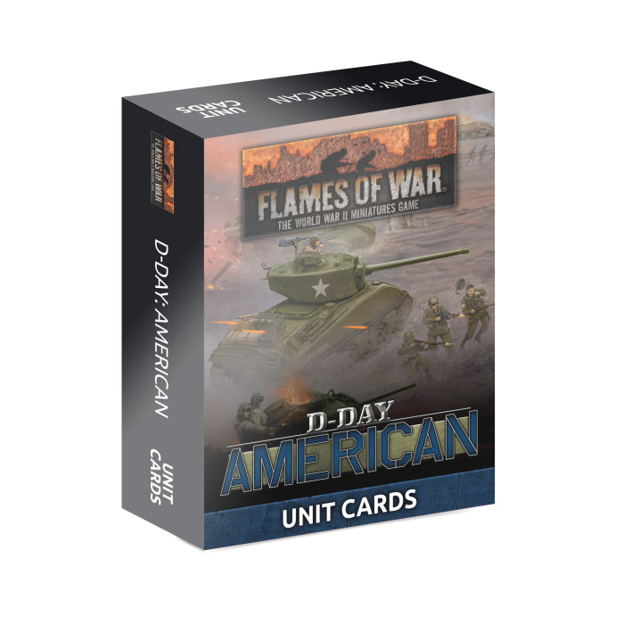 Flames Of War - D-Day: American Unit Cards