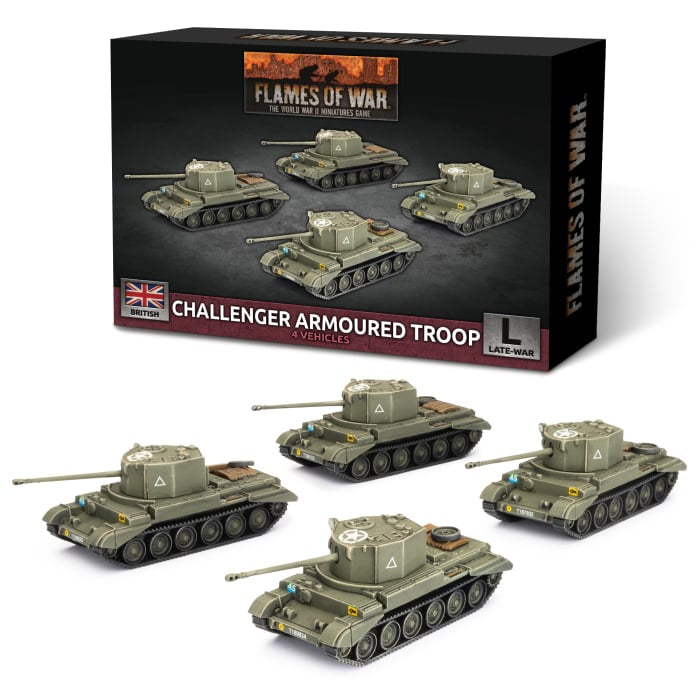Flames Of War - British Challenger Armoured Troop