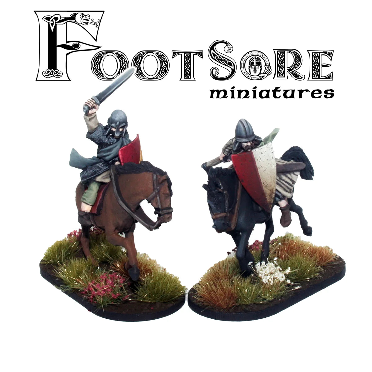 Footsore Miniatures - Welsh Hearthguard Medieval Cavalry