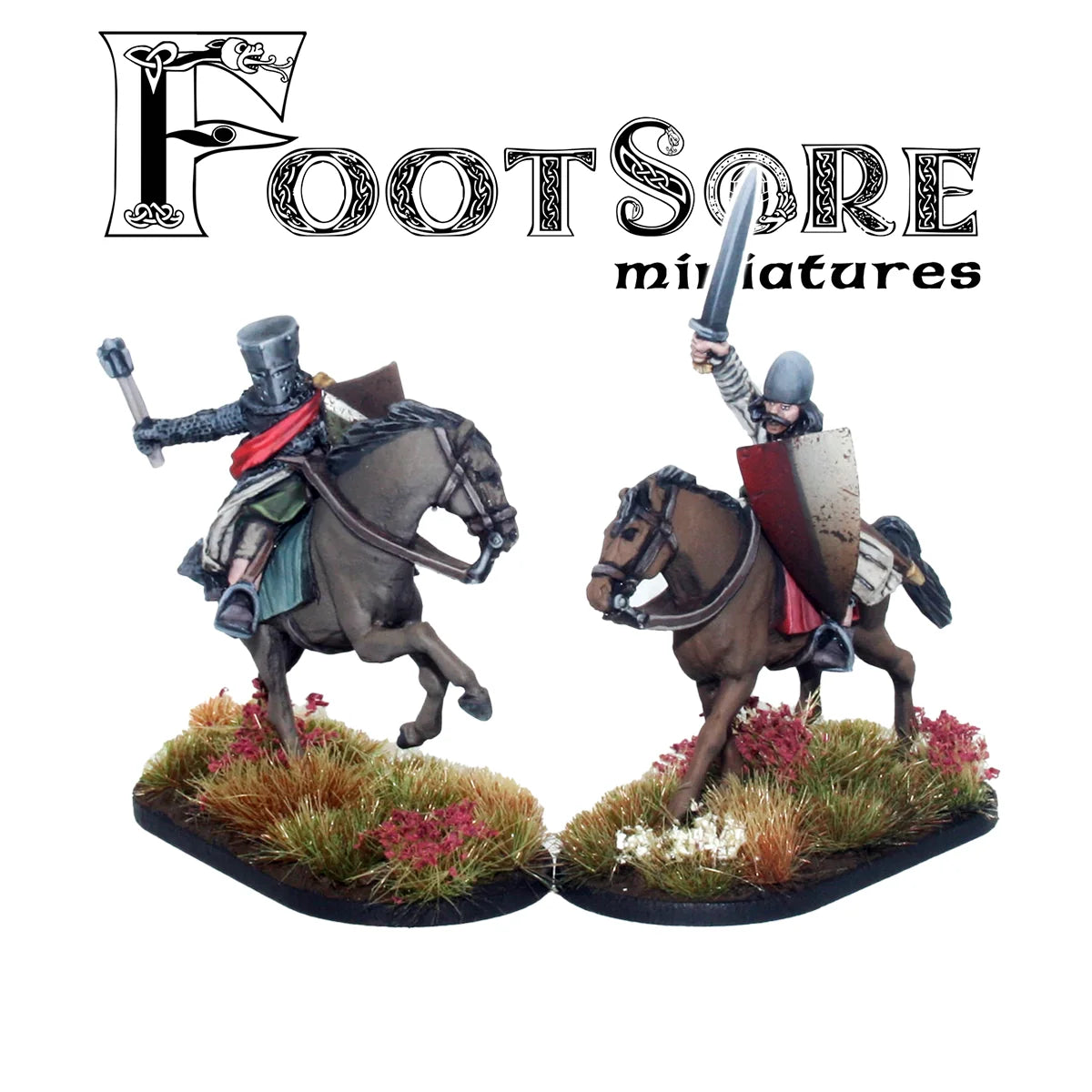 Footsore Miniatures - Welsh Medieval Cavalry With Hand Weapons