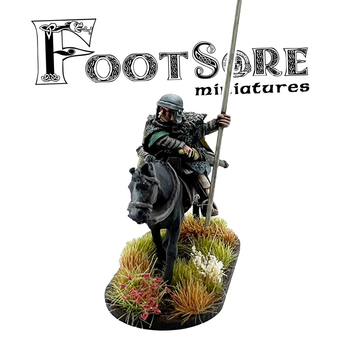 Footsore Miniatures - Welsh Mounted Standard Bearer