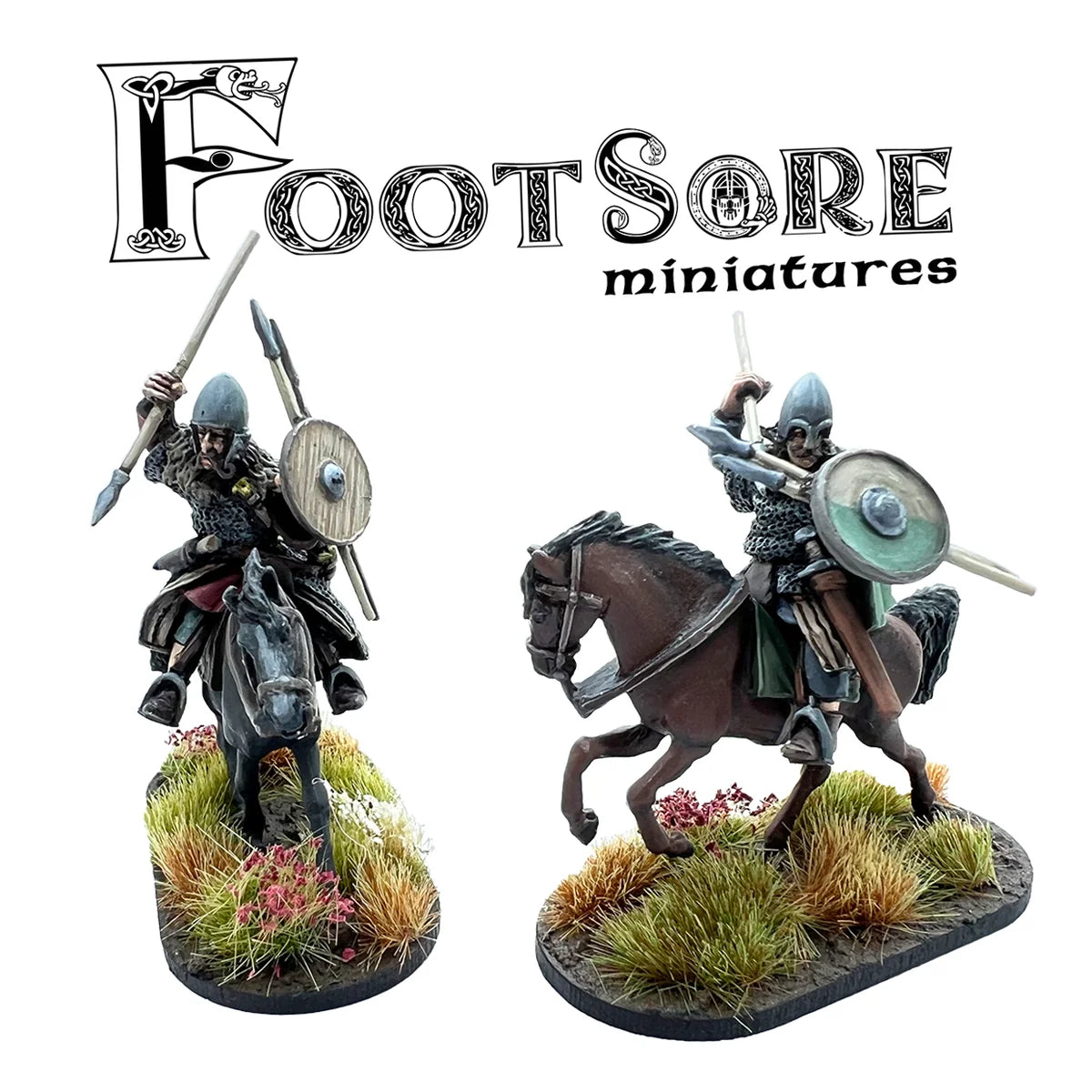 Footsore Miniatures - Welsh Hearthguard Cavalry With Javelins