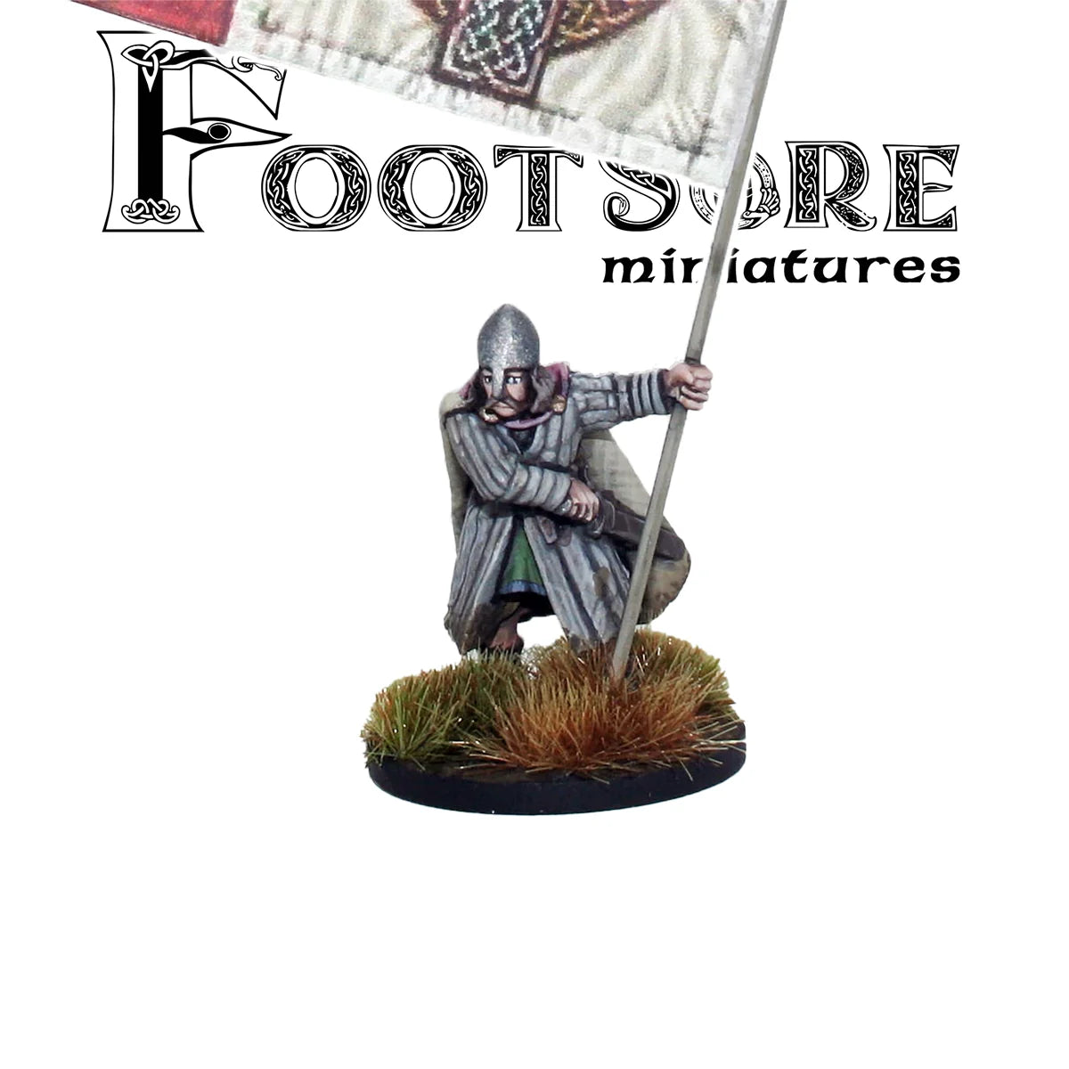 Footsore Miniatures - Welsh Medieval Standard Bearer