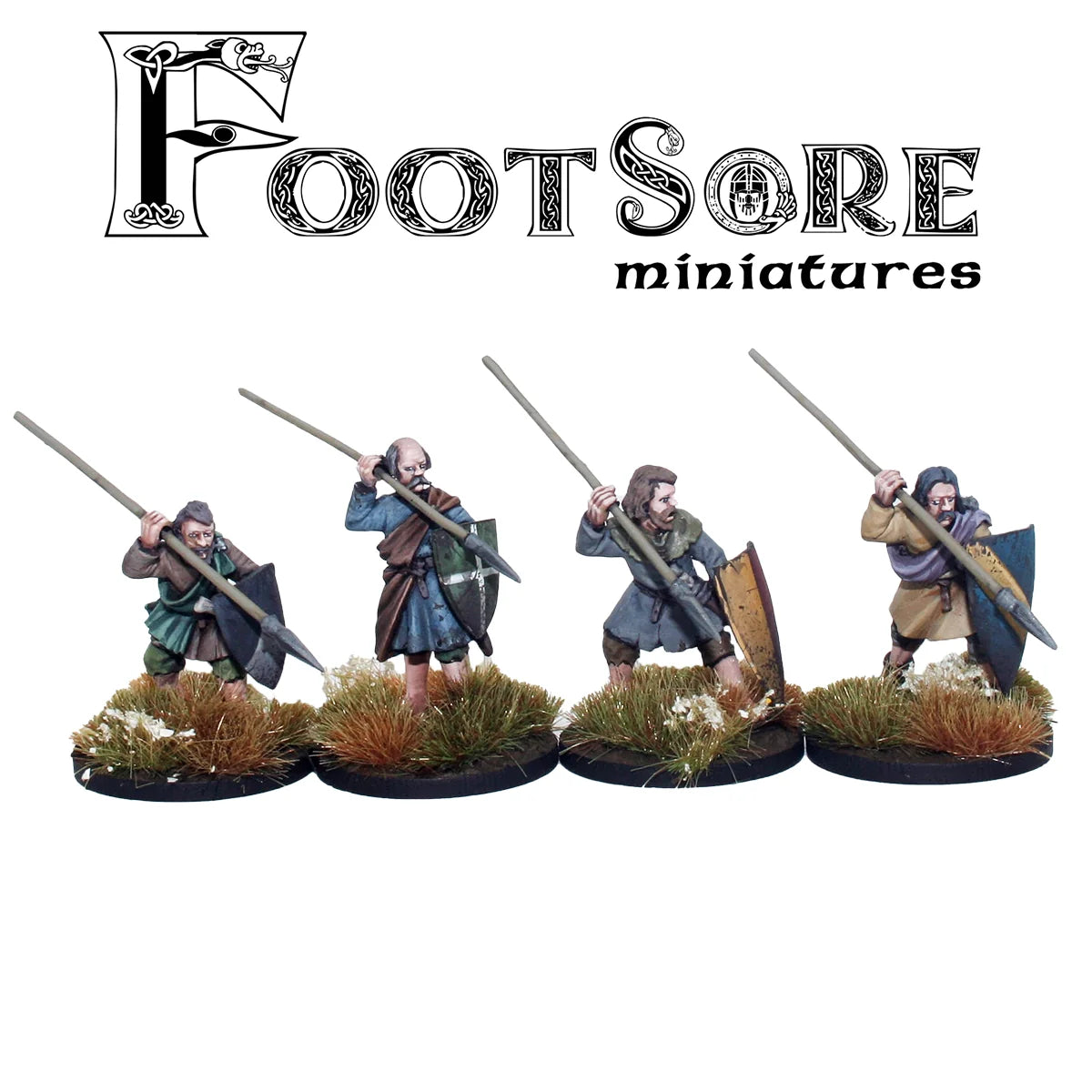 Footsore Miniatures - Welsh Early Medieval Spearmen