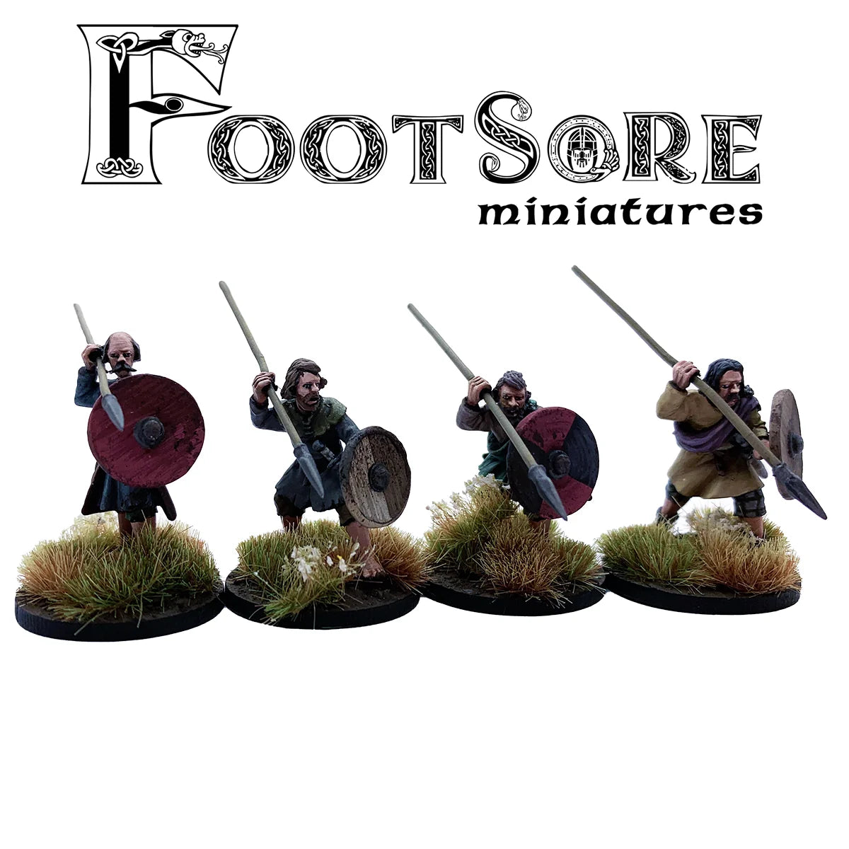 Footsore Miniatures - Welsh Dark Age Spearmen