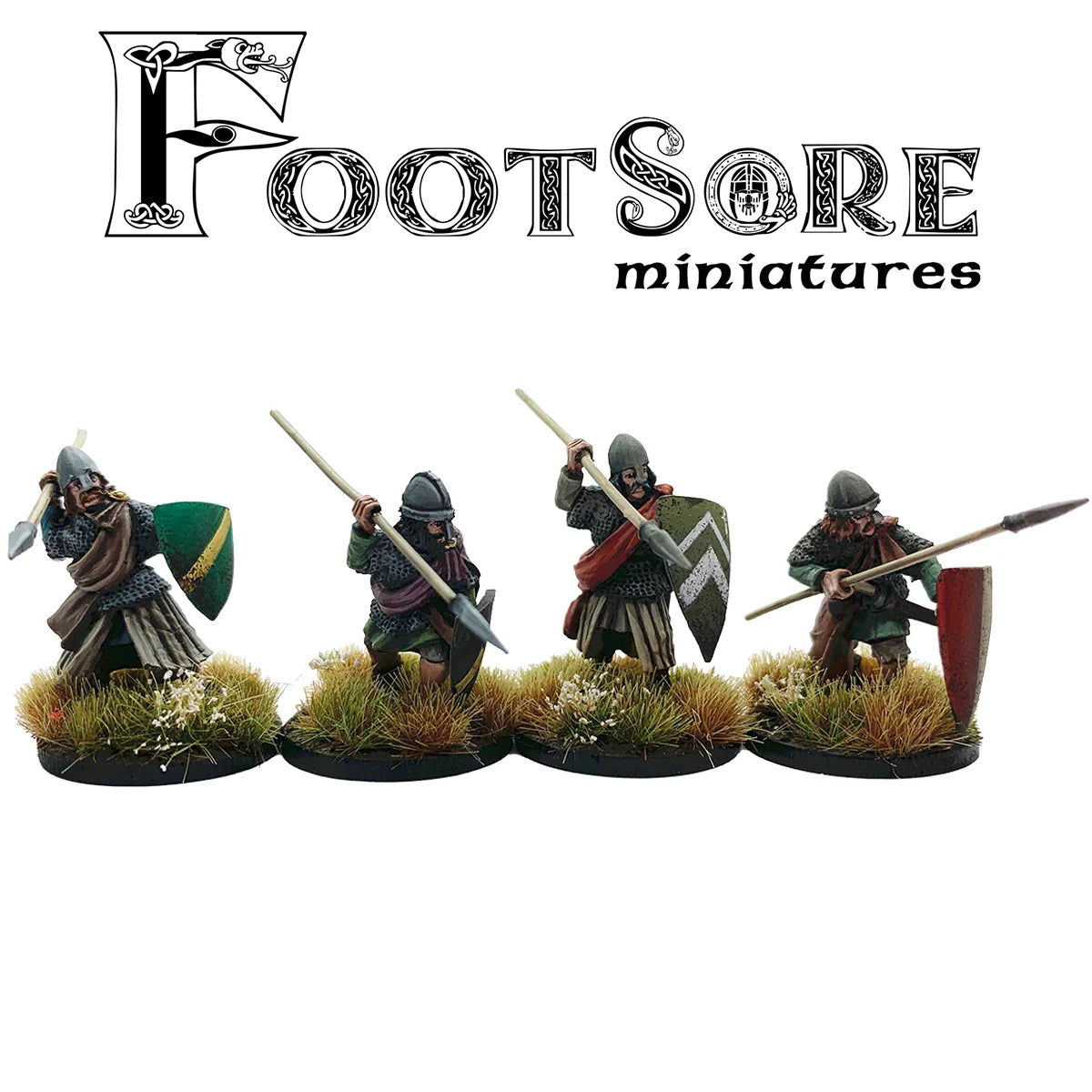 Footsore Miniatures - Welsh Medieval Armoured Spearmen