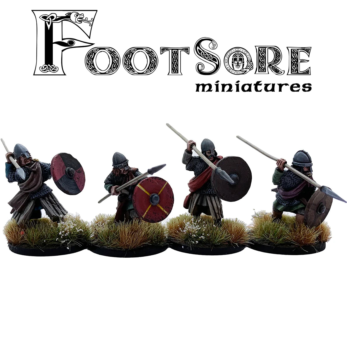 Footsore Miniatures - Welsh Dark Age Armoured Spearmen
