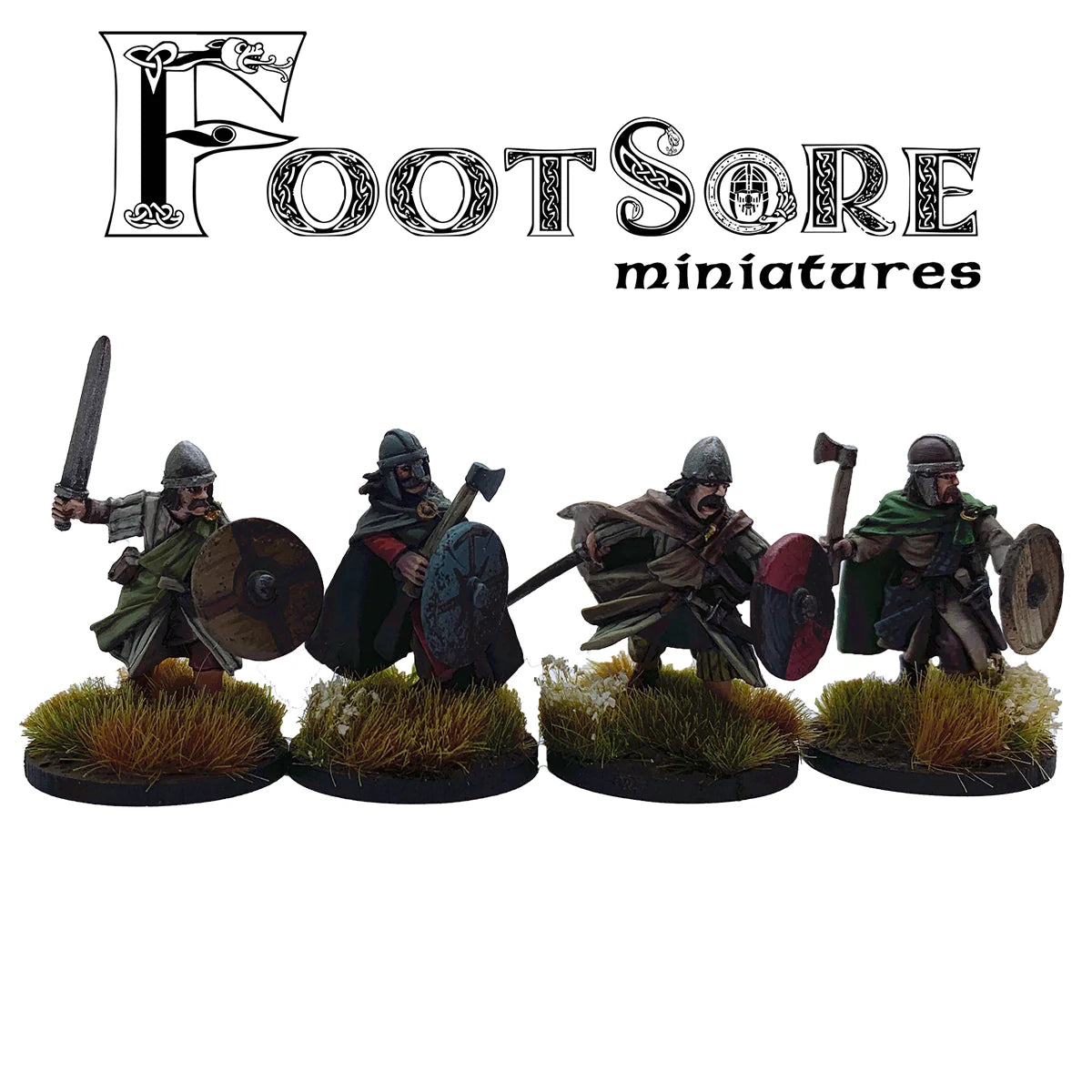 Footsore Miniatures - Welsh Poor Dark Age Warriors
