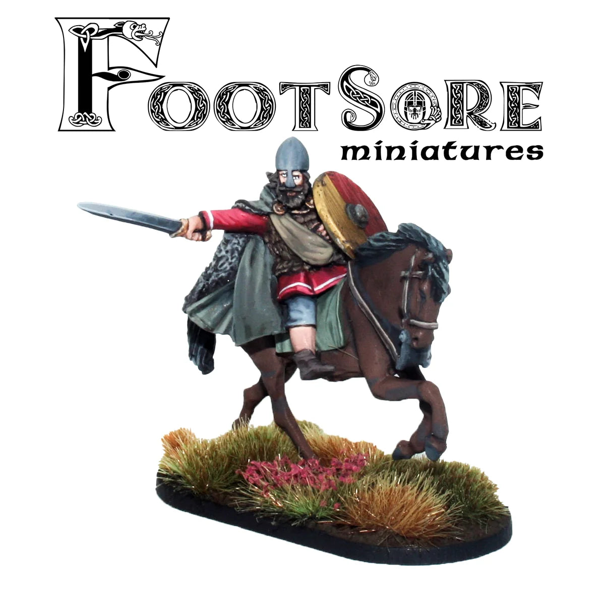 Footsore Miniatures - Welsh Dark Age Mounted Commander