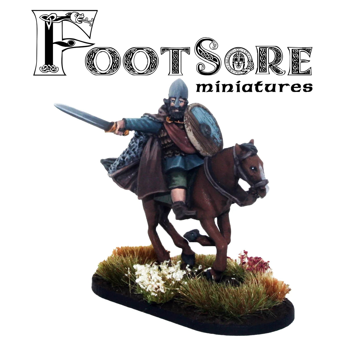 Footsore Miniatures - Welsh Light Mounted Dark Age Commander