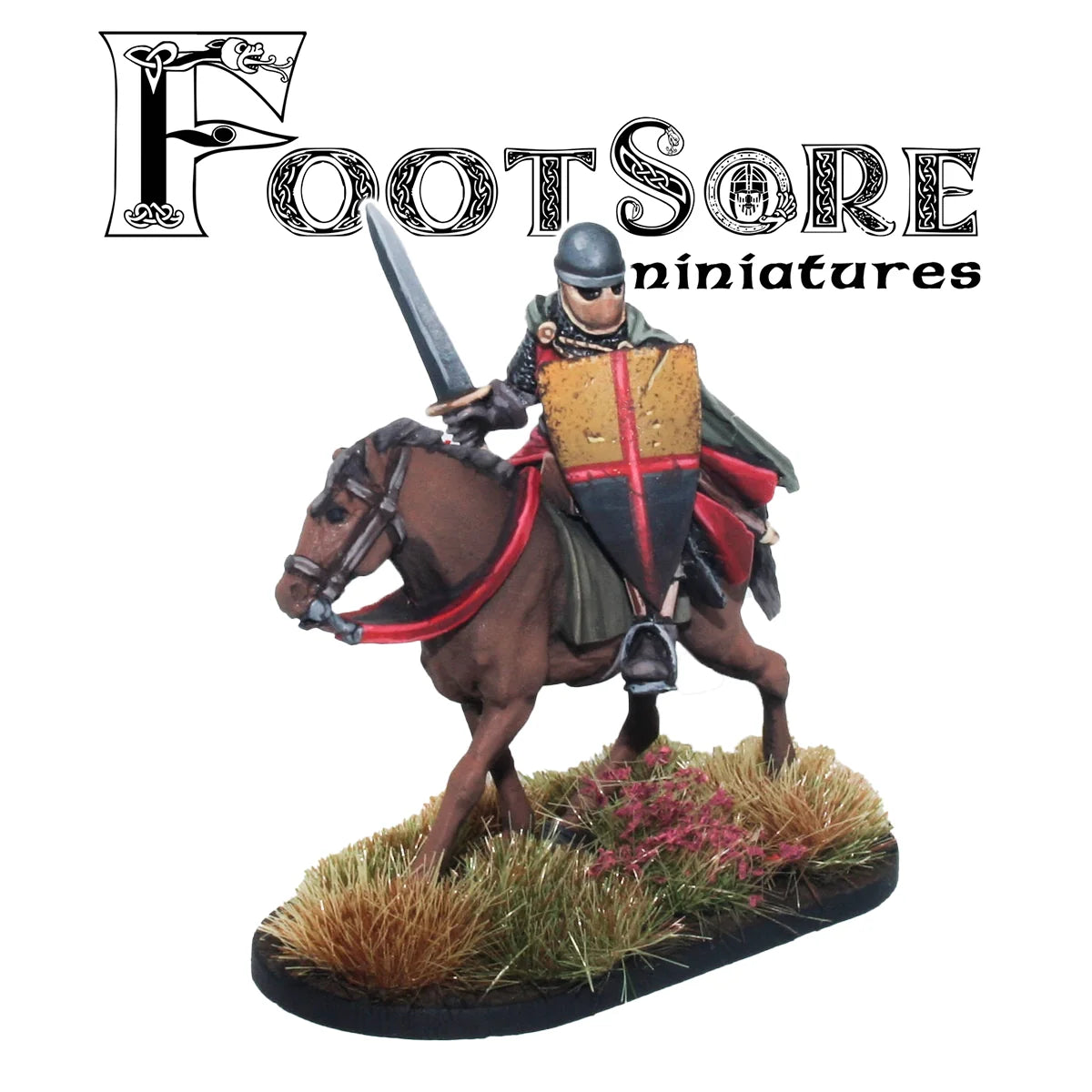 Footsore Miniatures - Welsh Mounted Medieval Commander