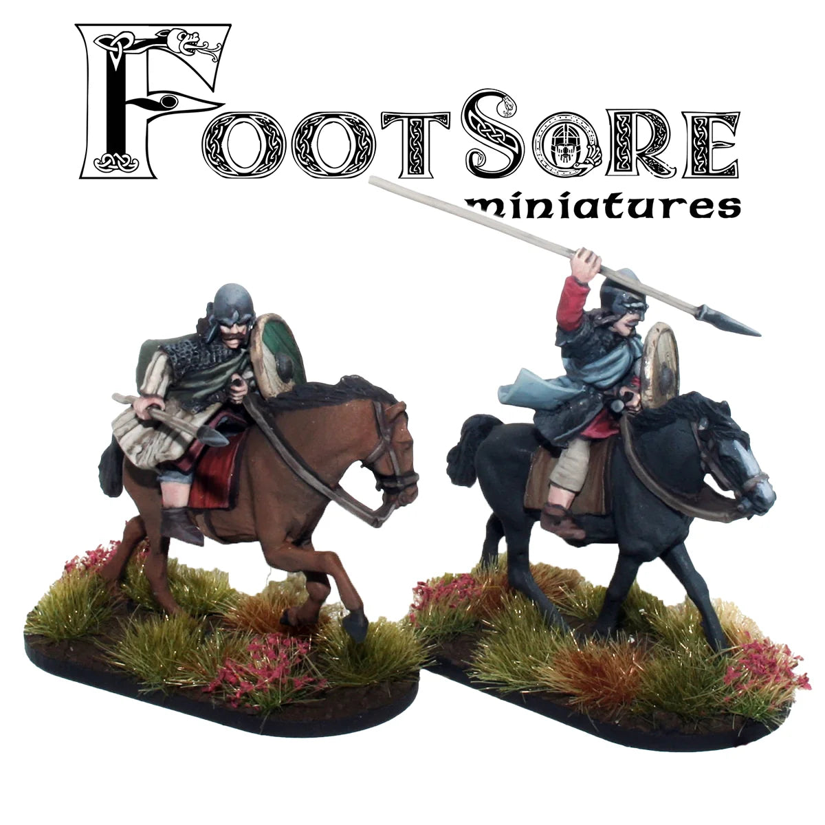 Footsore Miniatures - Welsh Hearthguard Cavalry With Spears
