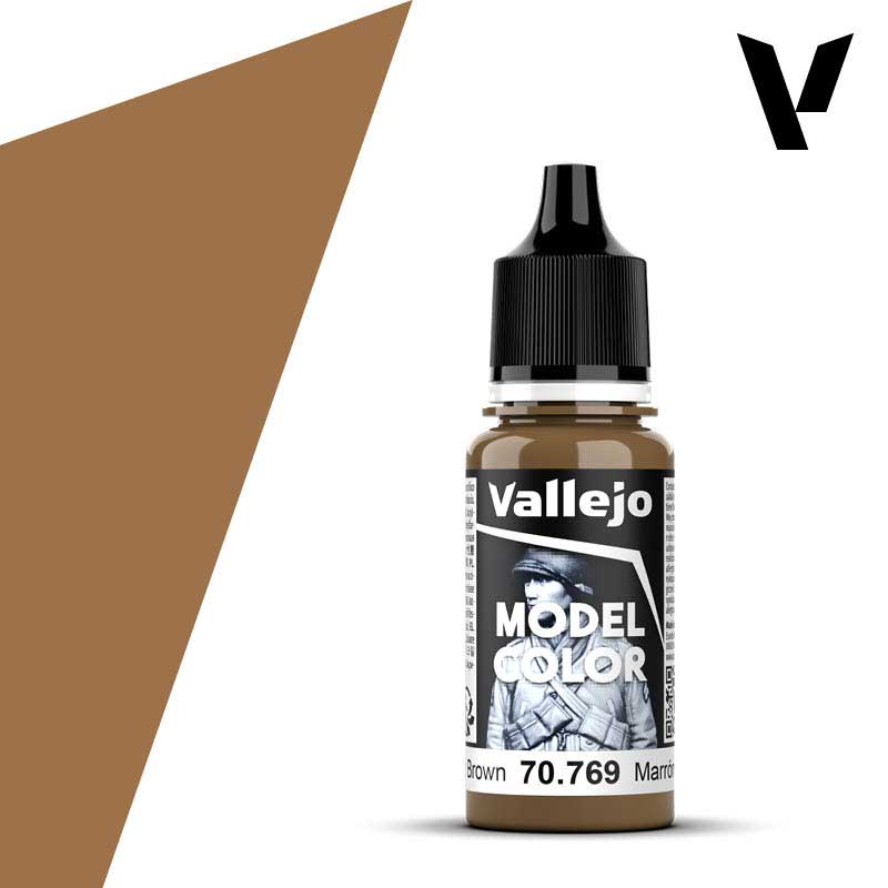 AV Vallejo Model Color 17ml - Mustard Brown