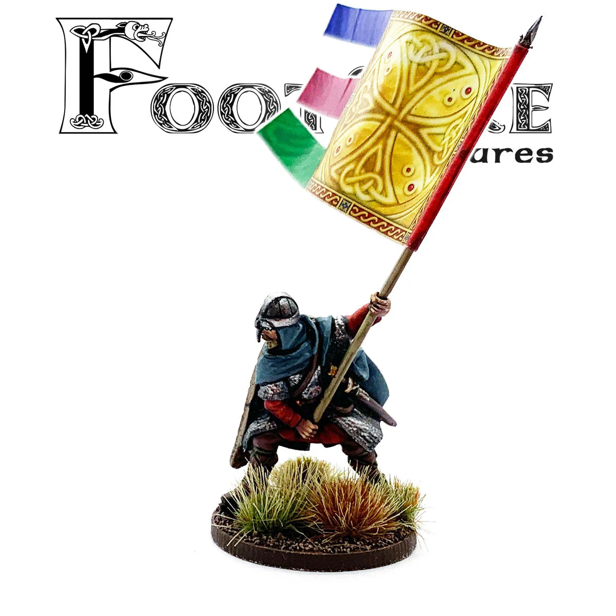 Footsore Miniatures - Saxon Lord’s Standard Bearer