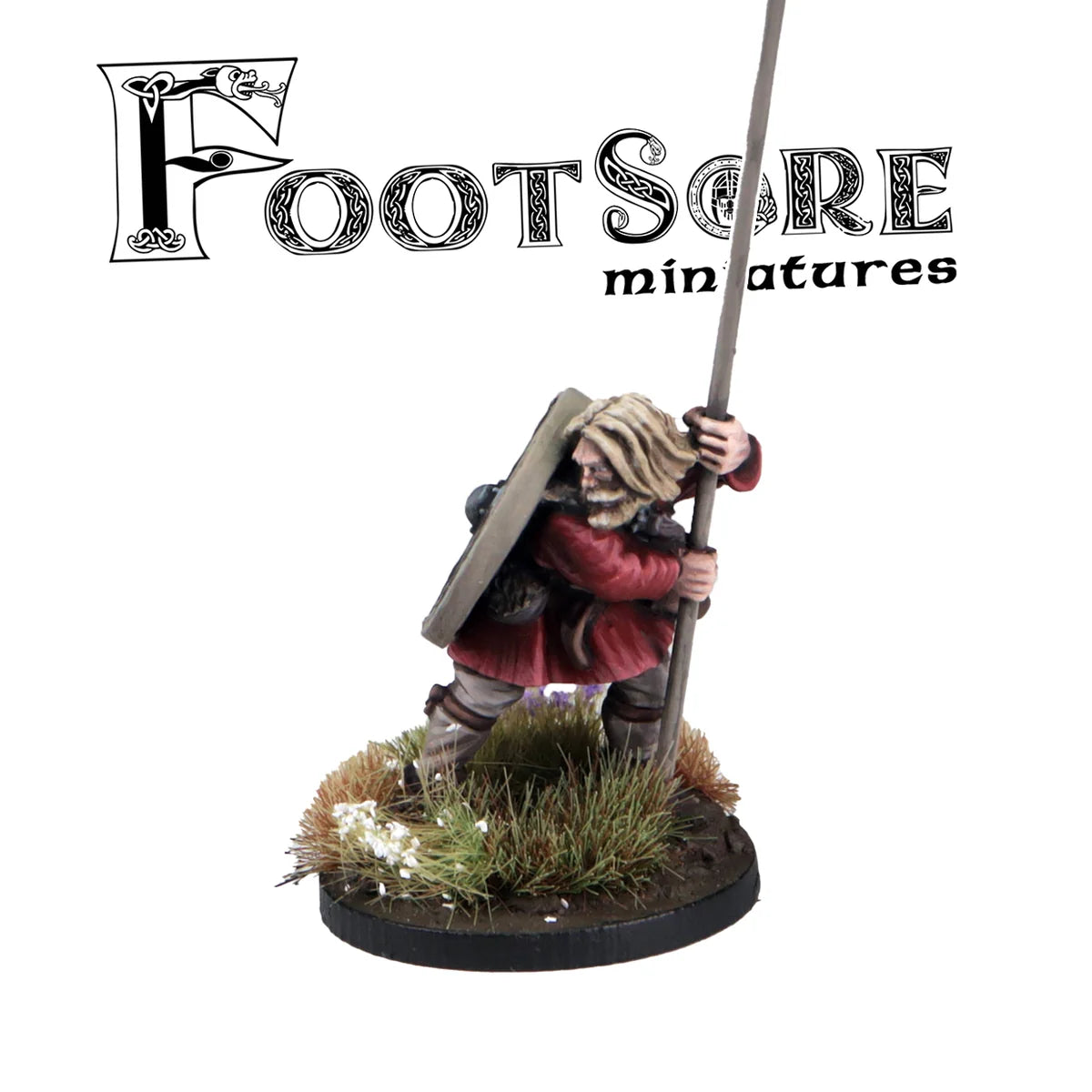 Footsore Miniatures - Late Saxon Fyrd Banner Bearer