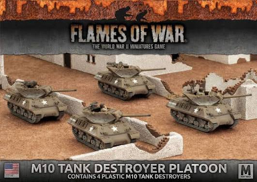 Flames Of War - M10 Tank Destroyer Platoon