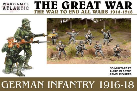 Wargames Atlantic - German Infantry (1916-1918)