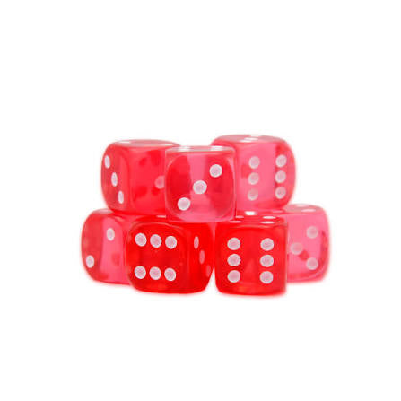 Warlord - Ruby D6 Dice