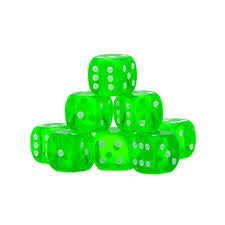 Warlord - Emerald D6 Dice