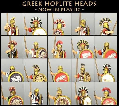 Victrix - Greek Hoplite Heads