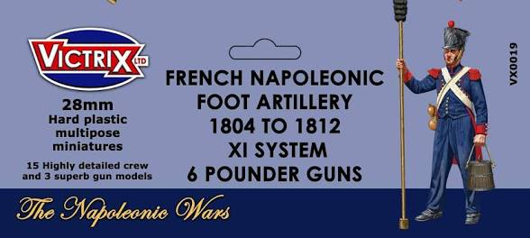 Victrix - French Napoleonic Artillery 1804 To 1812 XI System 6 Pounder Guns