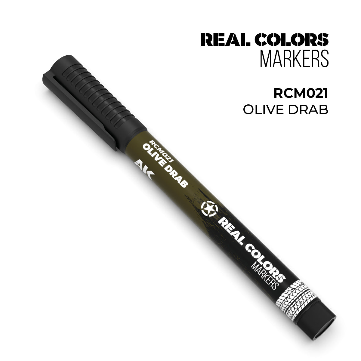 AK Interactive Real Color Marker - Olive Drab