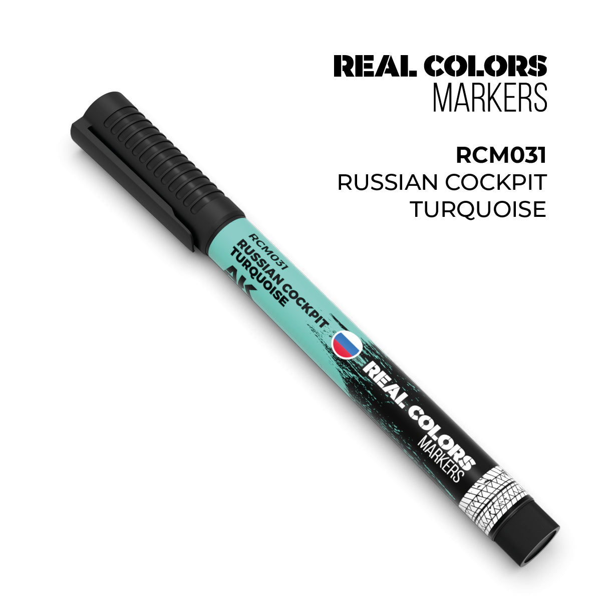 AK Interactive Real Color Markers - Russian Cockpit Turquoise