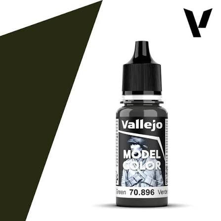 AV Vallejo Model Color 17ml - German Cam Extra Dark Green (70.896)
