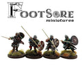Footsore Miniatures - Late Saxon Huscarls With Spears