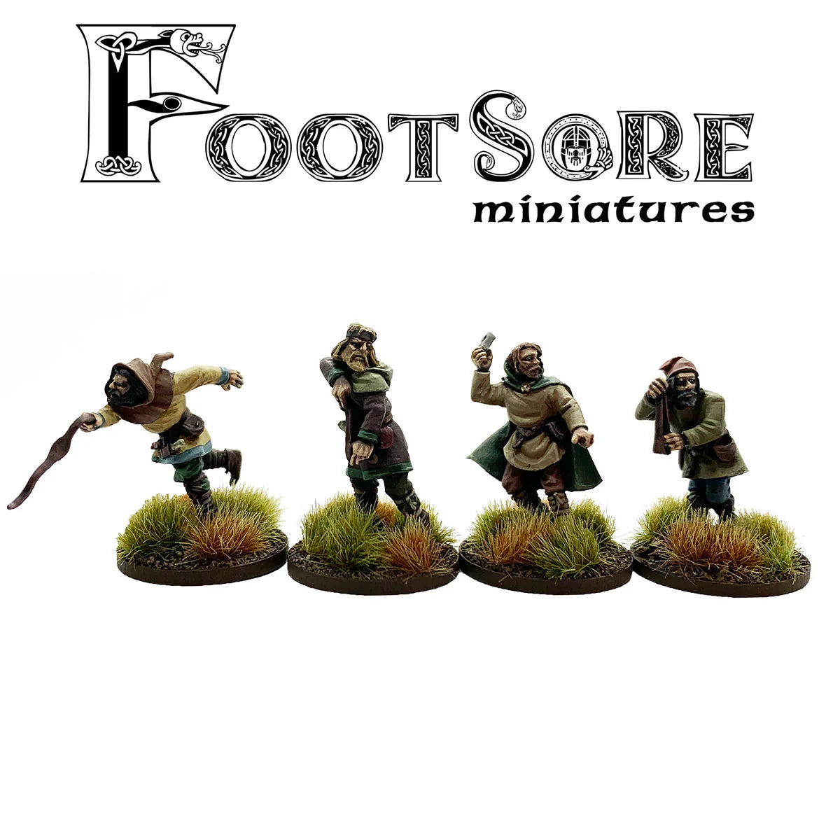 Footsore Miniatures - Late Saxon Slingers