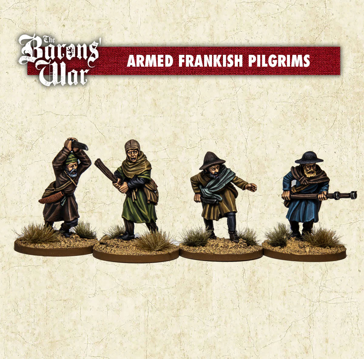 Outremer - Armed Frankish Pilgrims Pack 1