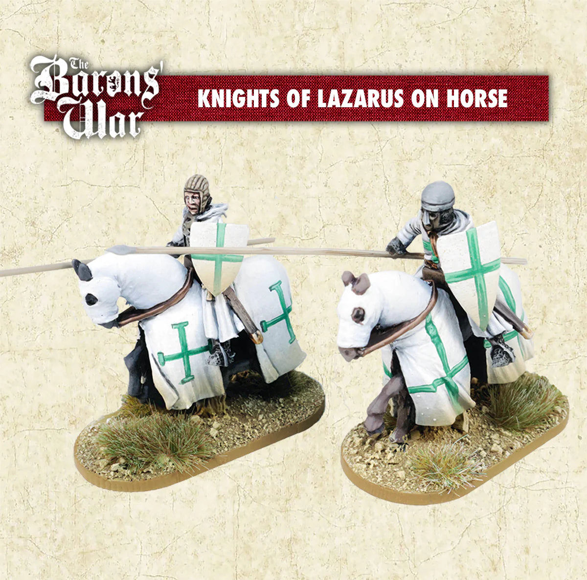 Outremer - Knights of Lazurus On Horse