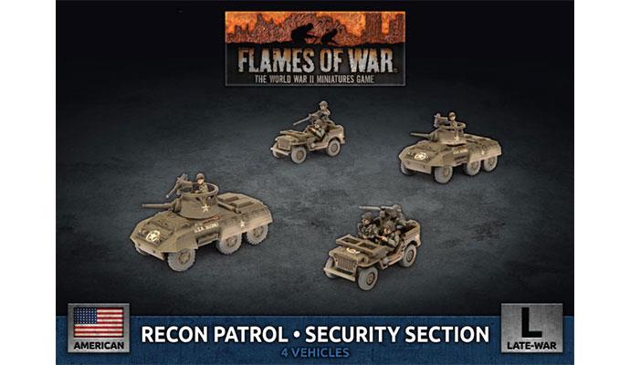 Flames Of War - Cavalry Recon · Security Section