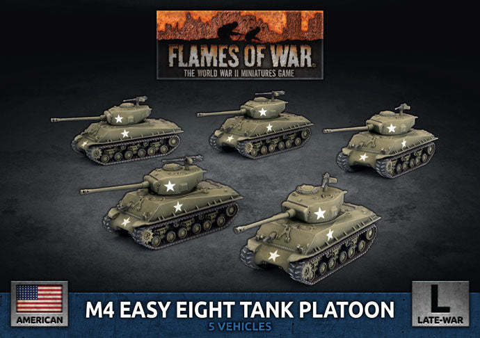 Flames Of War - M4 Easy Eight (76mm) Platoon