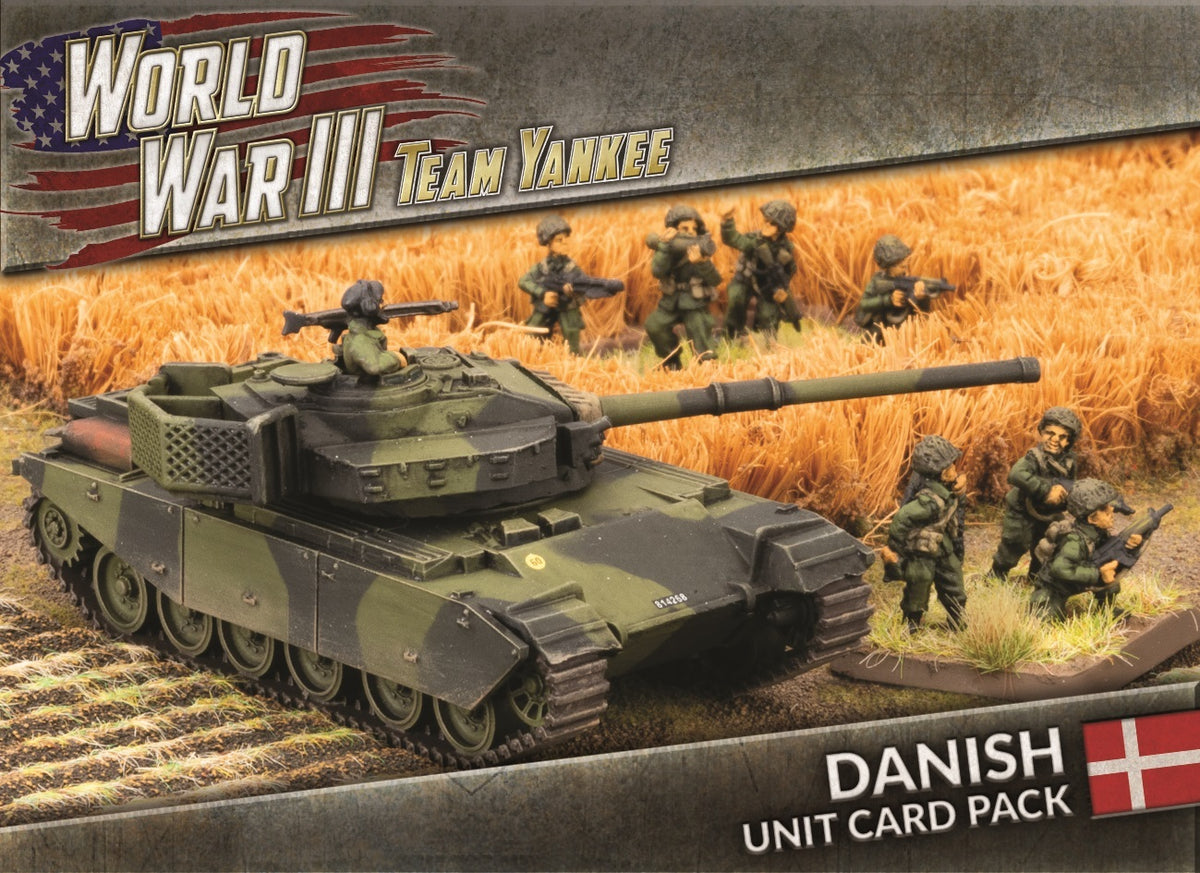 Team Yankee - Danish Unit Cards