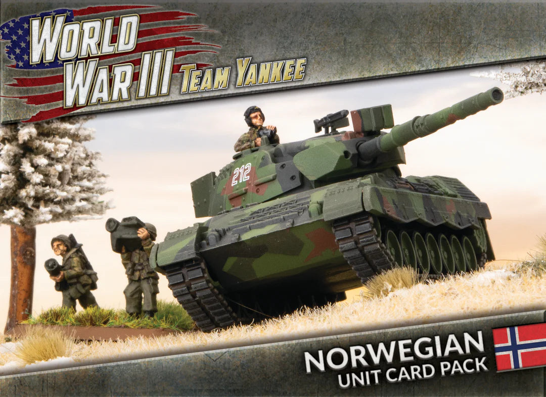 Team Yankee - Norwegian Unit Cards
