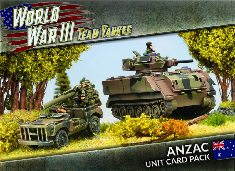 Team Yankee - ANZAC Unit Cards
