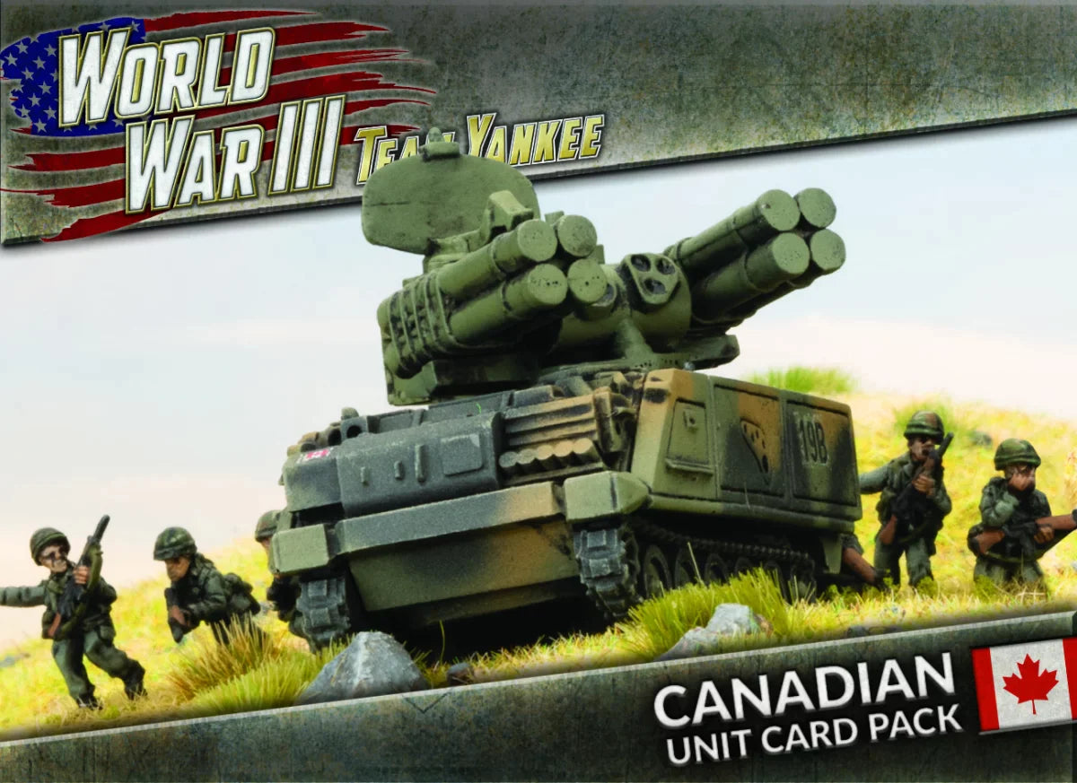 Team Yankee - Canadian Unit Cards