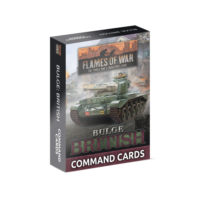 Flames Of War - D-Day: British Command Cards