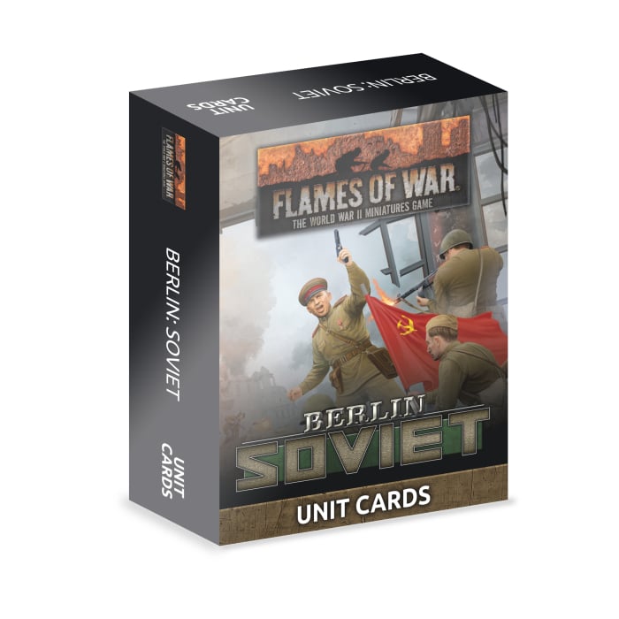 Flames Of War - Berlin: Soviet Unit Cards