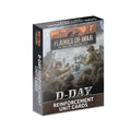 Flames Of War - D-Day Reinforcement Unit Cards
