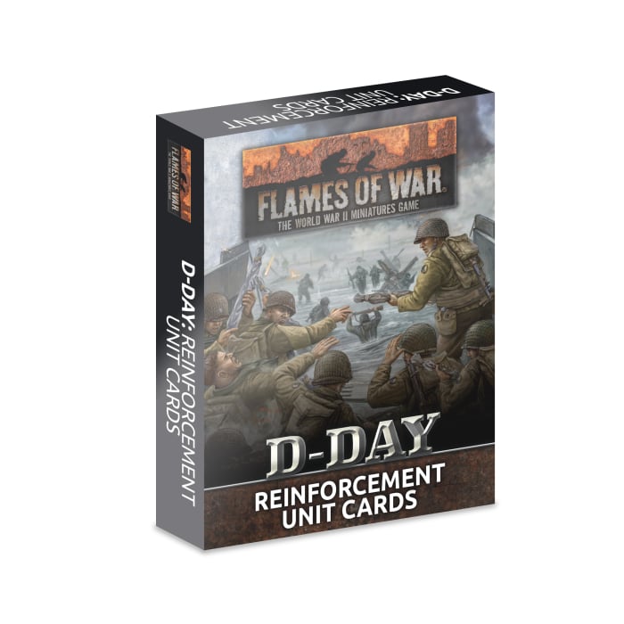 Flames Of War - D-Day Reinforcement Unit Cards