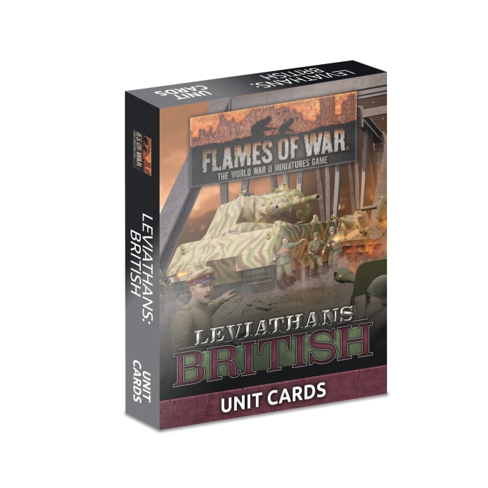 Leviathans - British Unit Cards