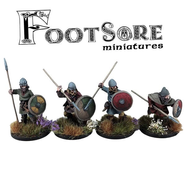 Footsore Miniatures - Late Saxon Fyrd With Spears Pack 1
