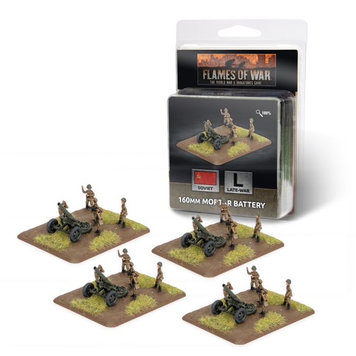 Flames Of War - 160mm Mortar Battery