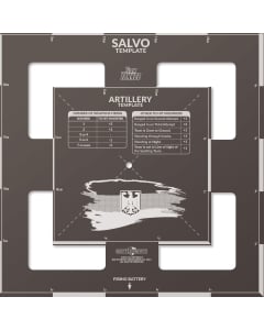 Team Yankee - West German Salvo Template